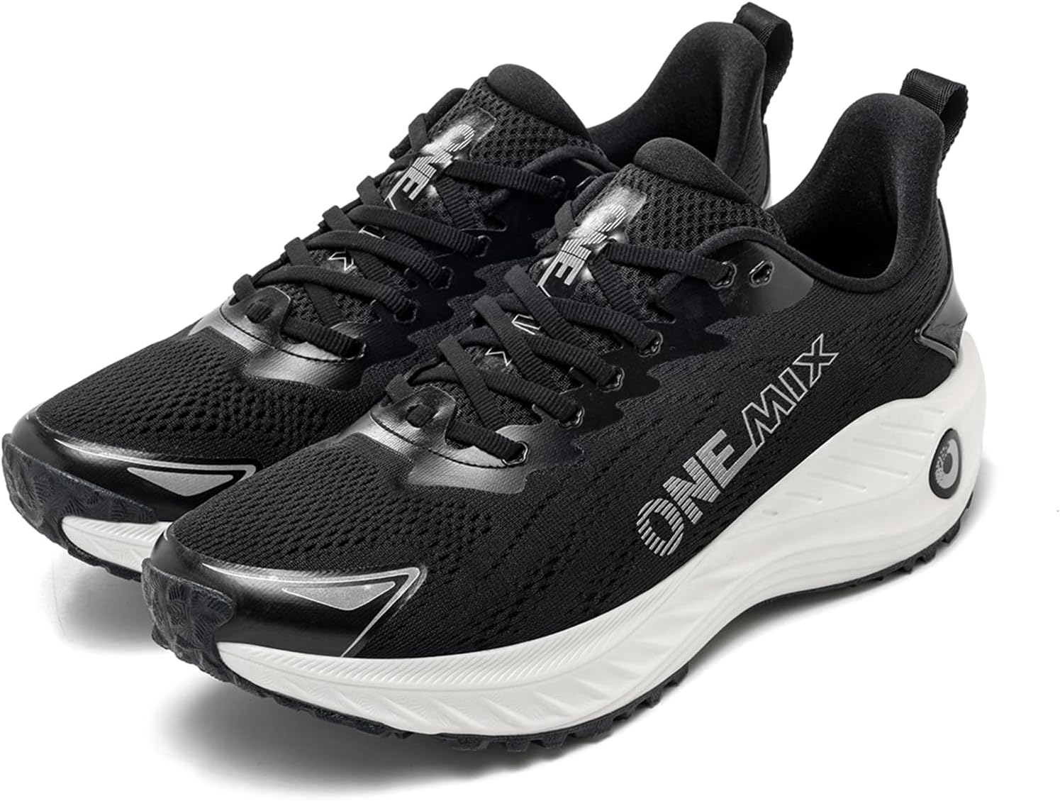 

Кроссовки ONEMIX для бега, нескользящие мужские кроссовки, прочные кроссовки, тennис, прогулки, дорожный бег, спортивная обувь - идеально подходят для сферы общественного питания, здравоохранения и гостиничного бизнеса, черный