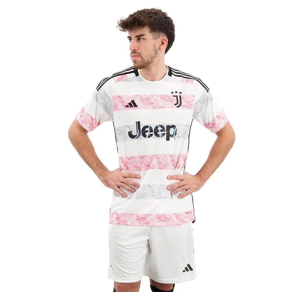 

Футболка с коротким рукавом adidas Juventus 23/24 Away, розовый