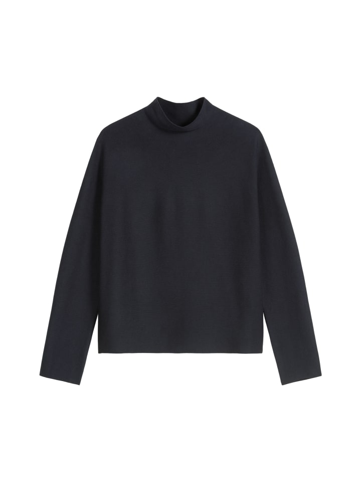 

Marc O'Polo Свободный бесшовный свитер глубокого темно-синего цвета