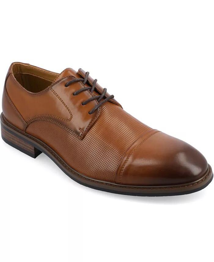 

Мужские туфли Chandler Tru Comfort Foam Cap Toe Lace-Up Vance Co., коричневый