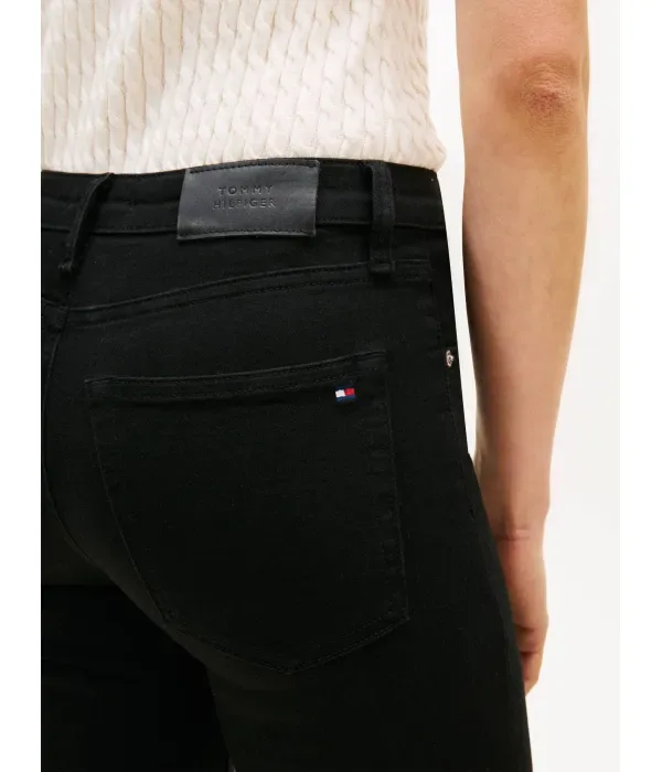 Джинсы skinny fit Tommy Hilfiger, черный — фото 4