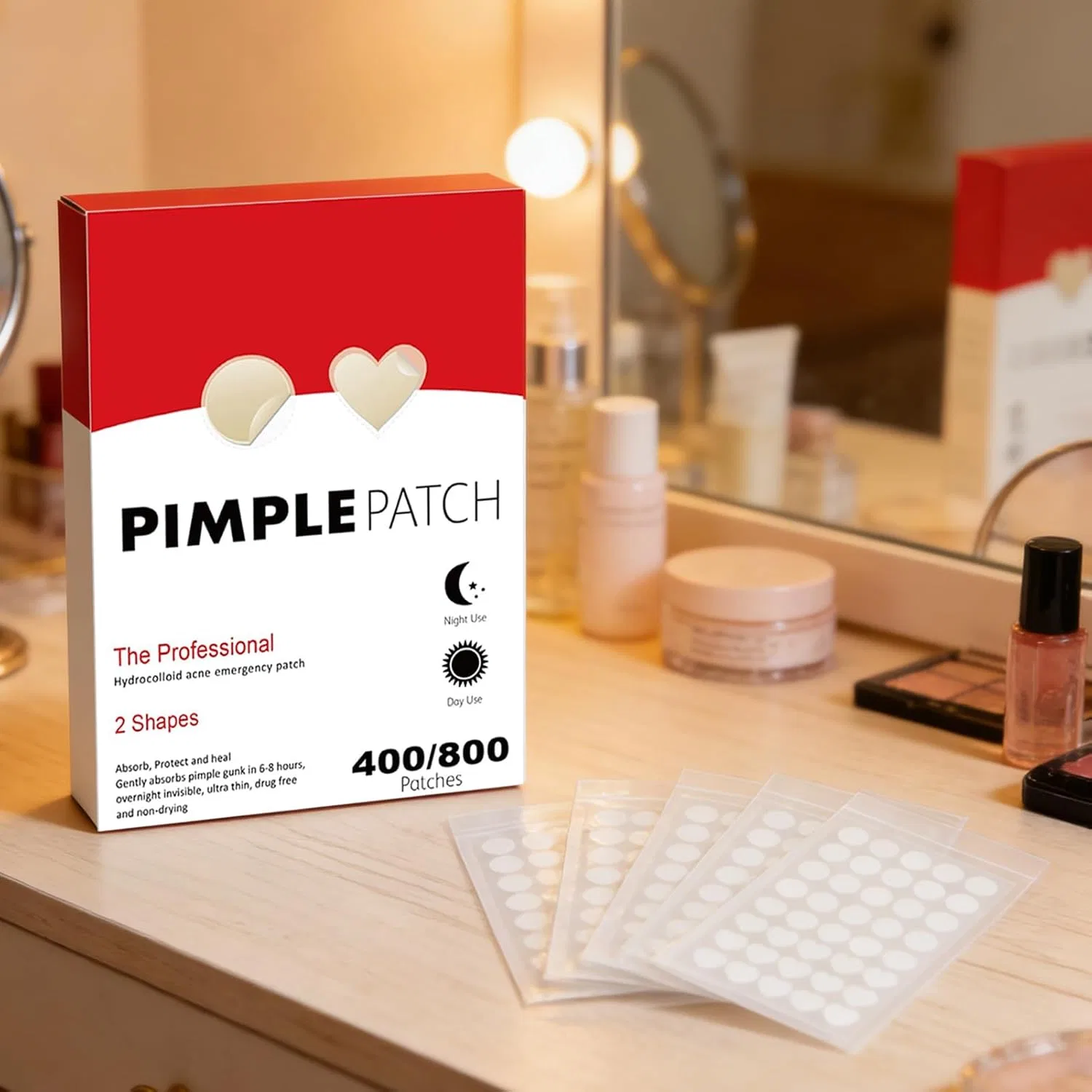 Набор гидроколлоидных патчей для лечения прыщей Generisch — фото 4