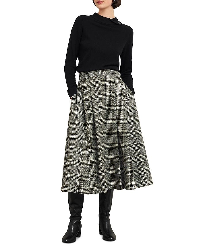 

HOBBS LONDON Свитер Talia с высоким воротником, черный