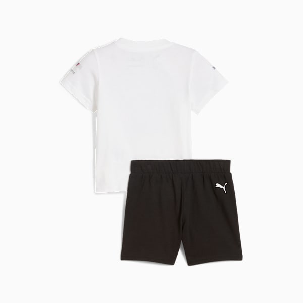 Комплект из 2 предметов: футболка и шорты для малышей Bmw M Motorsport Matching Sets Puma, белый — фото 2