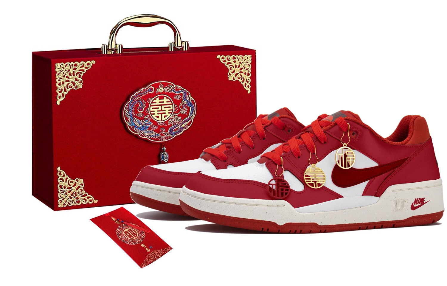 

Мужские кроссовки для скейтбординга Nike Full Force, Red