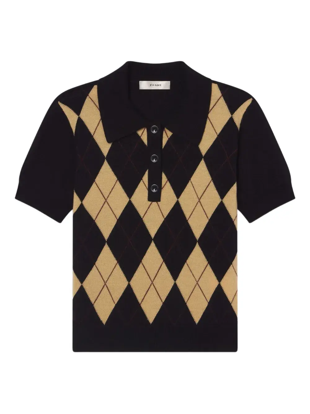 

Водолазка с узором «ромбы» FRAME, синий