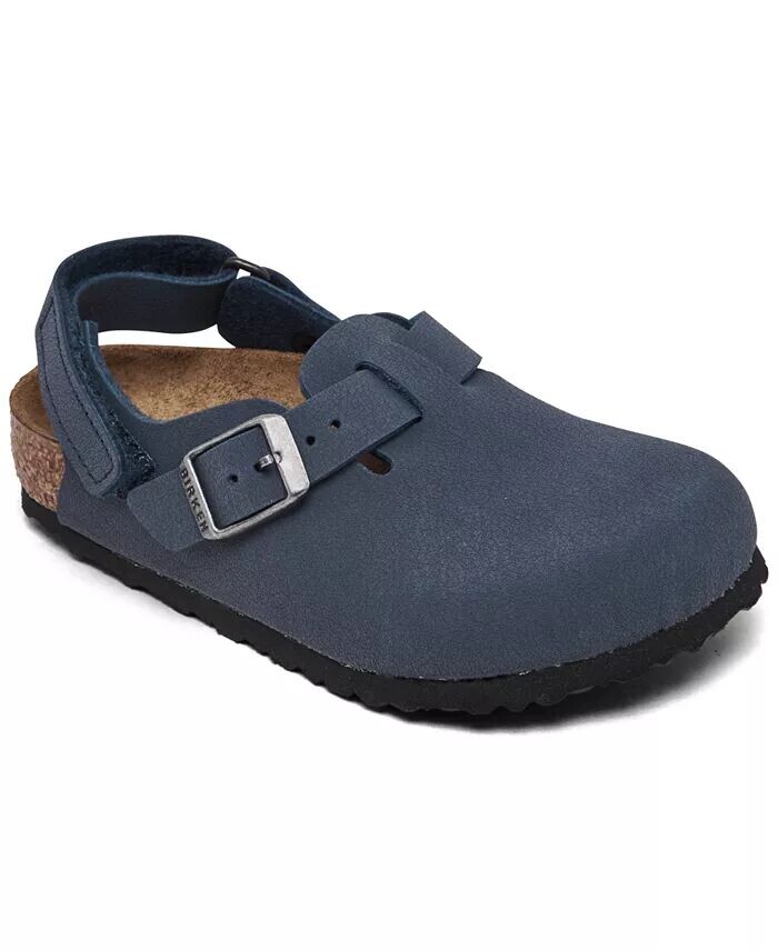 

Сабо Toddler Kids Tokio Birkibuc от Finish Line Birkenstock, синий