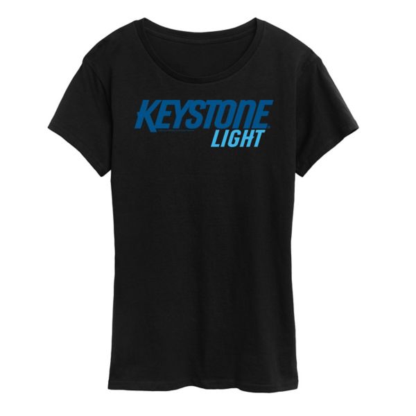 

Женская футболка с принтом Keystone Light Licensed Character, черный