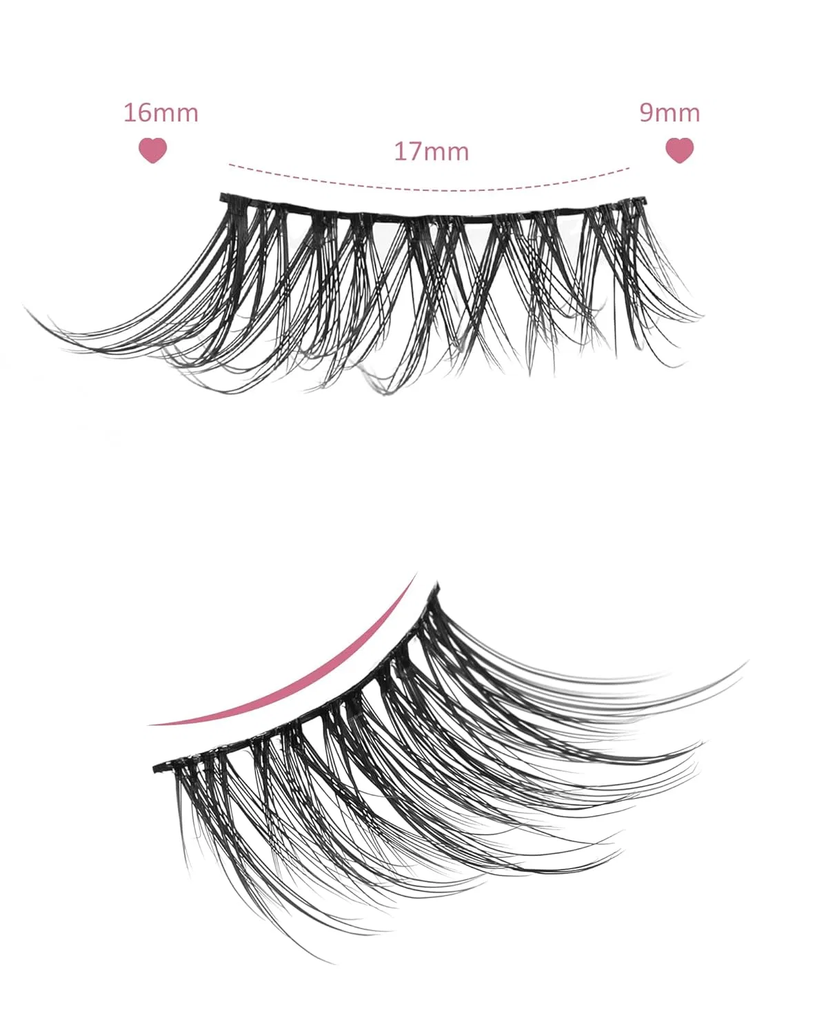 Накладные ресницы «Half Eyelashes» от Onlyall Onlyall — фото 3