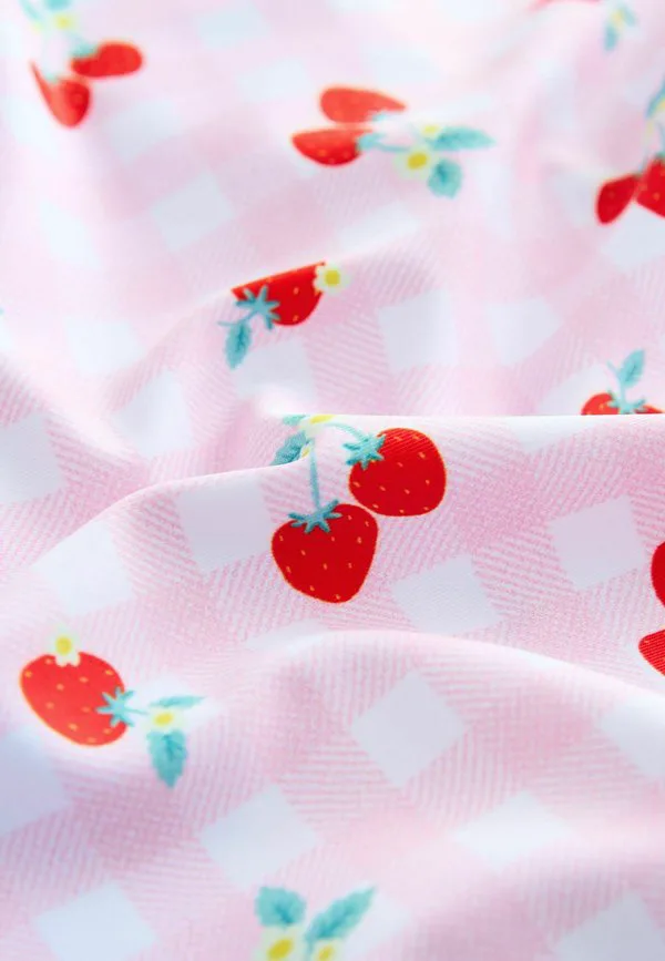 Купальник стандартного кроя Next, Pink Cherry Gingham — фото 3