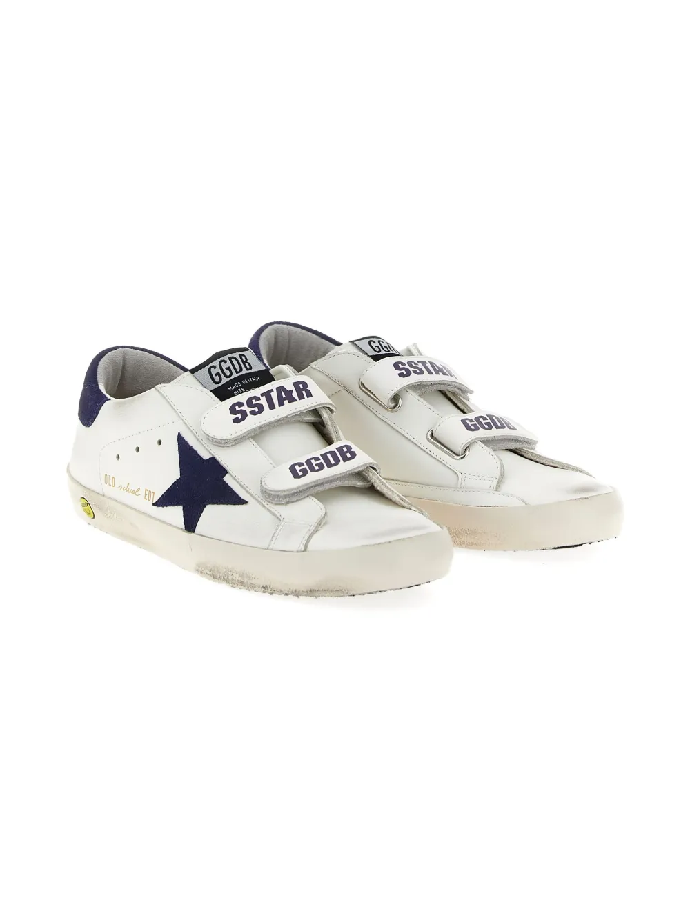 

Кроссовки старой школы Golden Goose Kids, белый