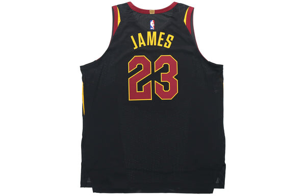 Спортивная футболка nba lebron james statement edition au player edition basketball jersey black Nike, черный — фото 2