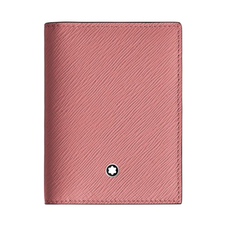 

MONTBLANC Женский кардхолдер из телячьей кожи нежно-розового цвета