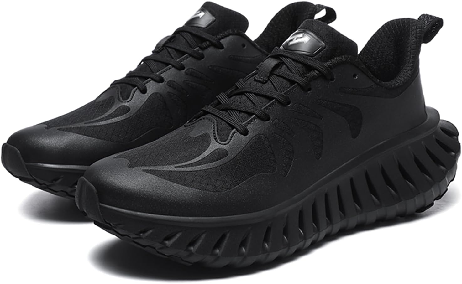 

Мужские кроссовки для ходьбы, бега и тенниса с воздушной подушкой, повседневные спортивные туфли для фитнеса, тренировок и кросс-тренинга Dacnakby, черный