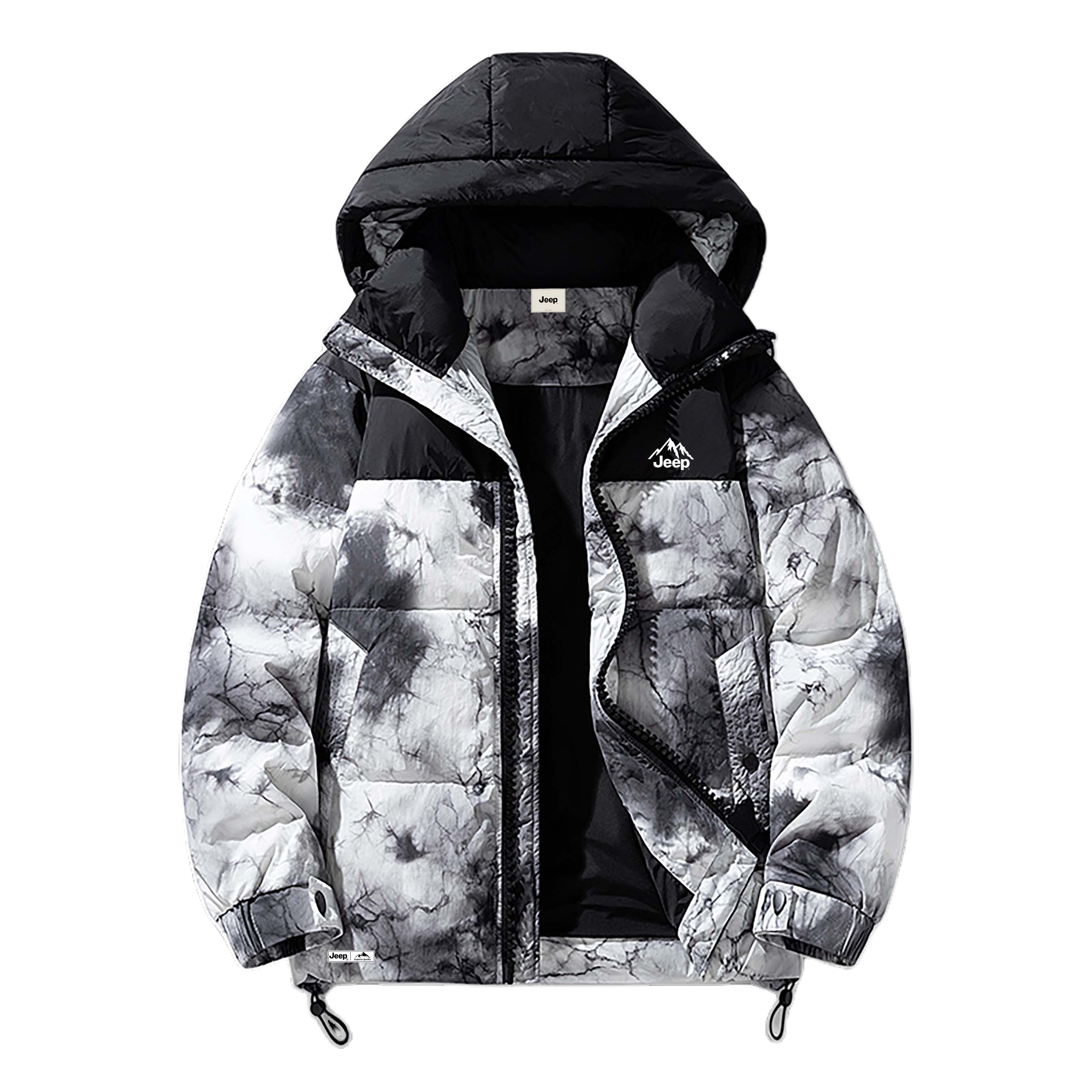 

Пуховик Unisex Hooded Thickened Others Jeep, cloud mist camouflage
