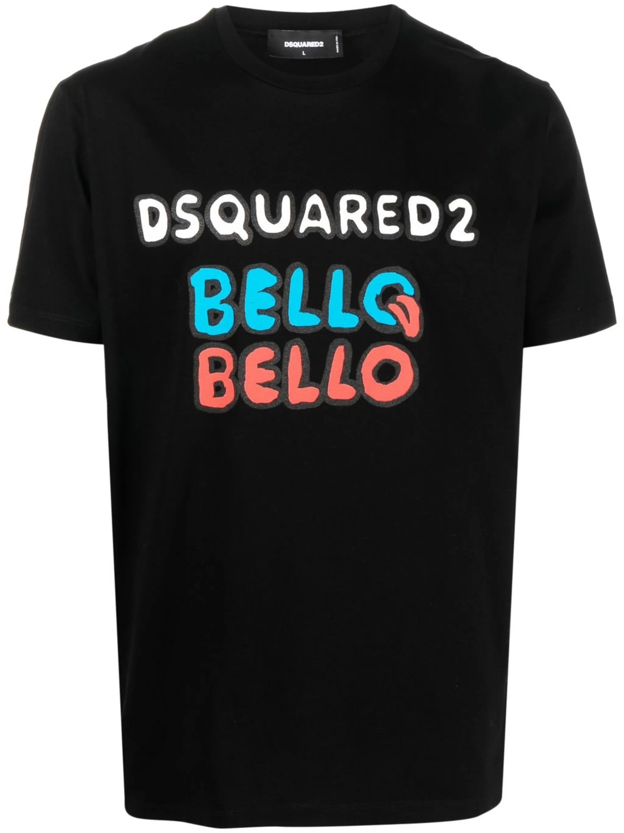 

Футболка с логотипом Dsquared2, черный