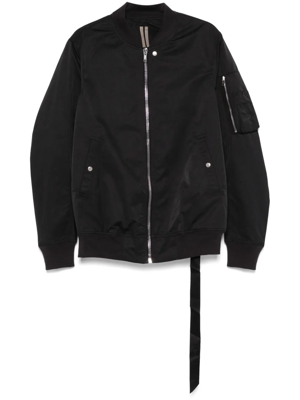 

Атласный бомбер Classic Flight Rick Owens DRKSHDW, черный