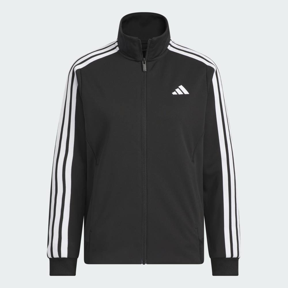 Спортивная футболка с тремя полосками, свободного кроя, двойной вязки. Adidas, black — фото 4