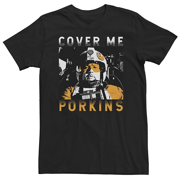 

Футболка Big & tall Star Wars Cover Me Porkins Licensed Character