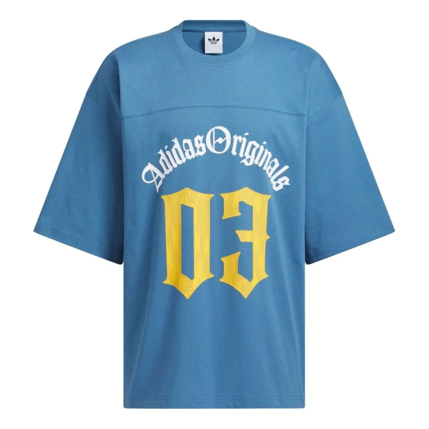 Футболка Adidas Oversized Fit, цвет «синий», KT3040