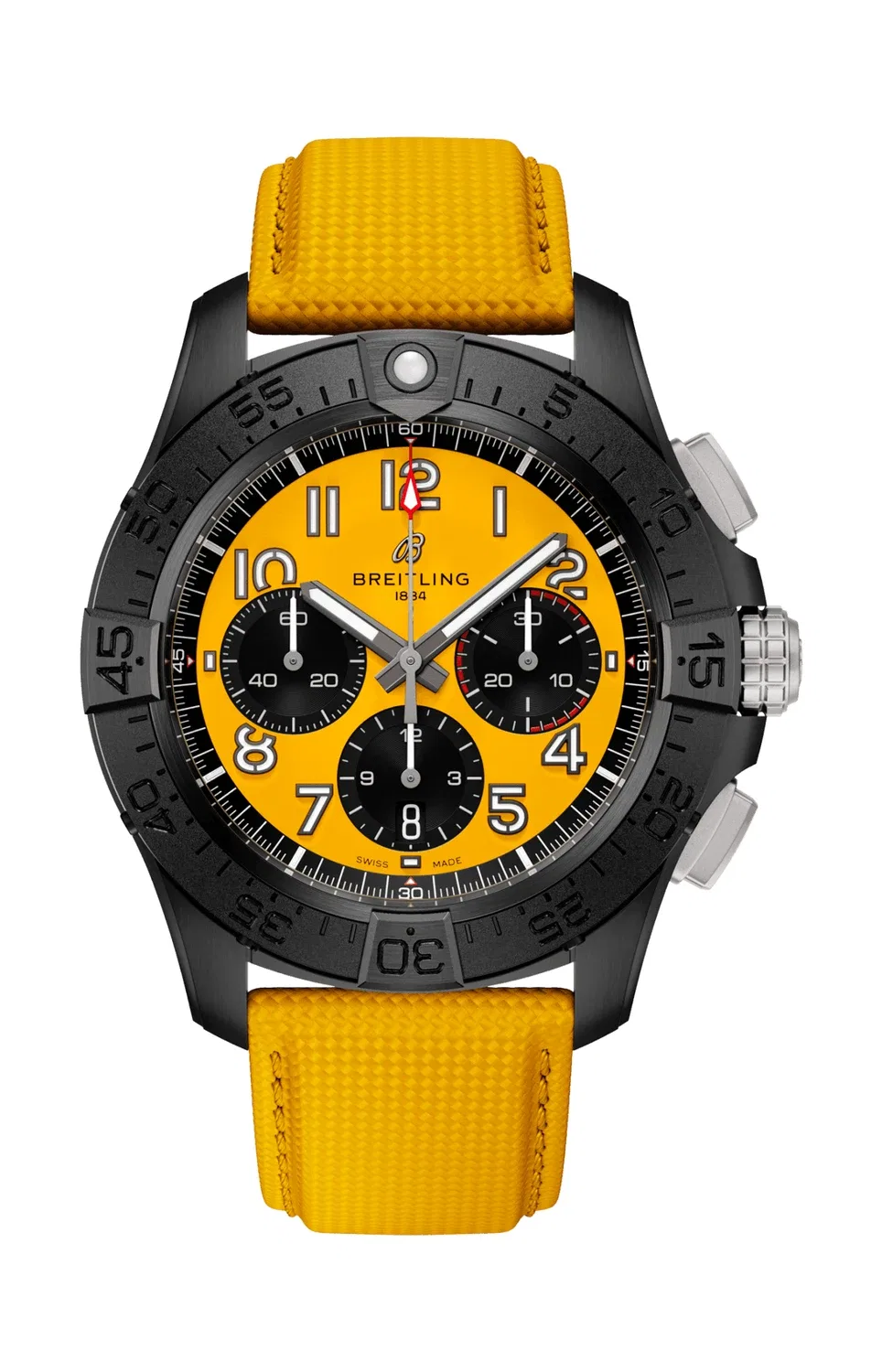 АВЕНДЖЕР B01 ХРОНОГРАФ 44 NIGHT MISSION - SB0147101I1X1 BREITLING, черный