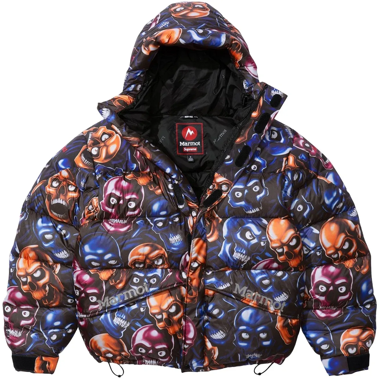 Куртка пуховая Marmot FW25 Week18 800 Fill Down Parka Supreme, синий/желтый — фото 4