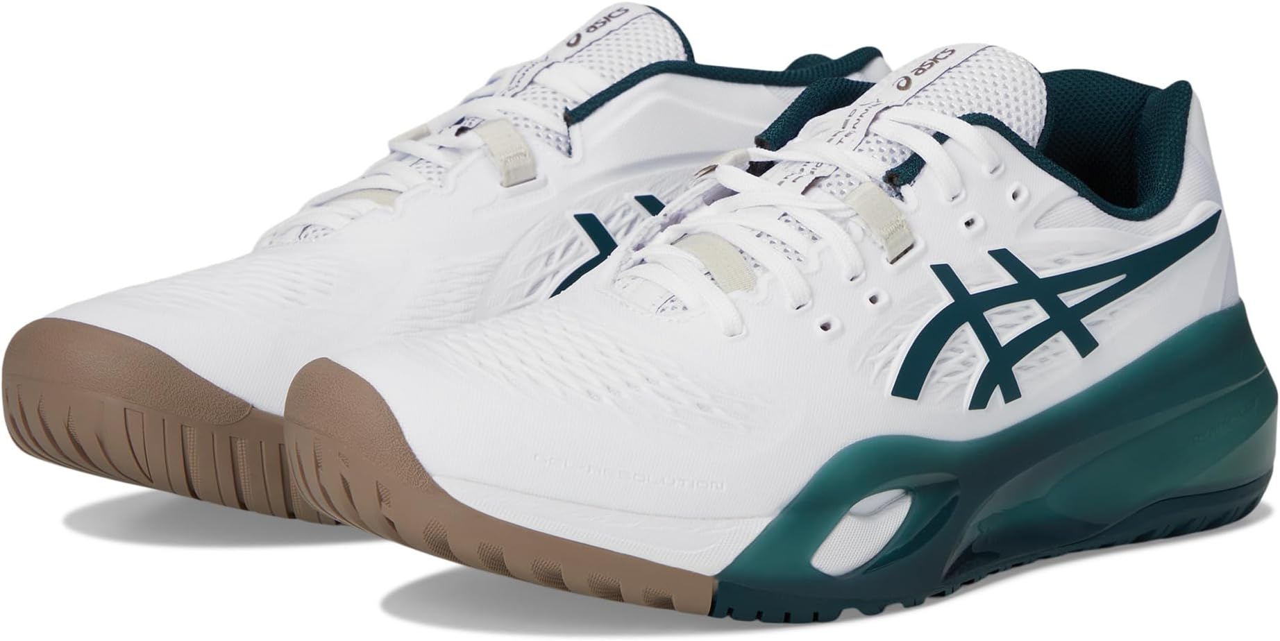 

Кроссовки ASICS Gel-Resolution X, White/Saxon Green