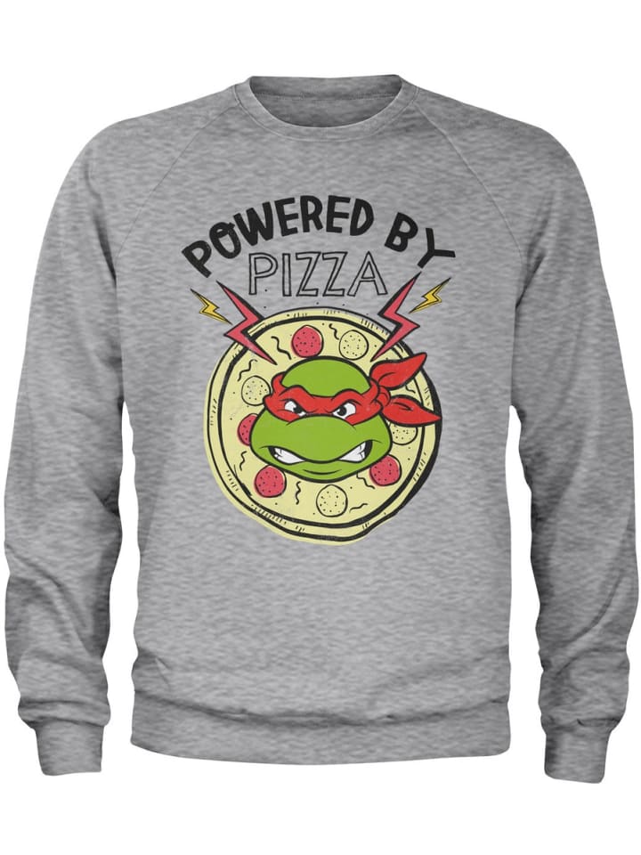 

Teenage Mutant Ninja Turtles Свитшот "Powered By Pizza Sweatshirt" серого цвета