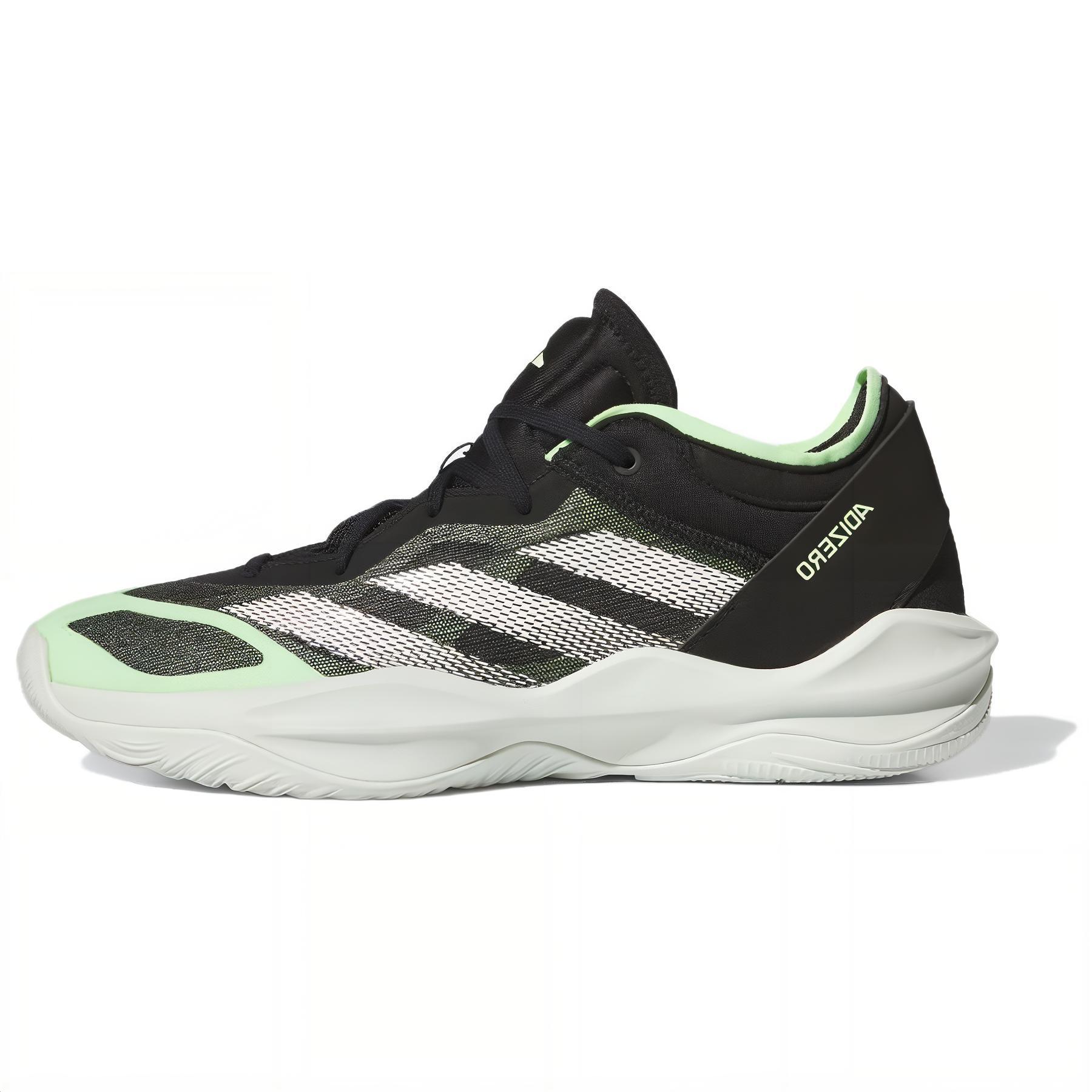 

Кроссовки adidas Adizero Select 2.0 Low Core Black Cloud White Green Spark, черный/зеленый