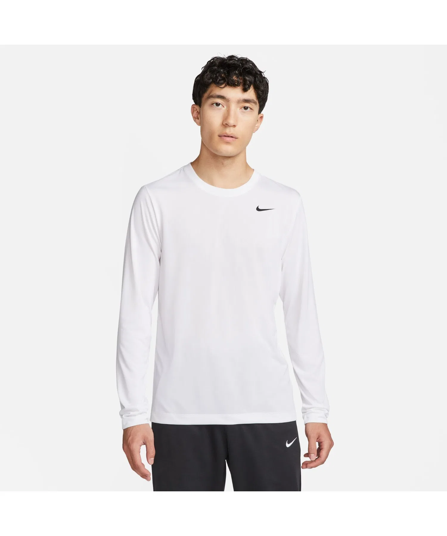 Мужская футболка NIKE DF RLGD Reset с длинным рукавом белая
