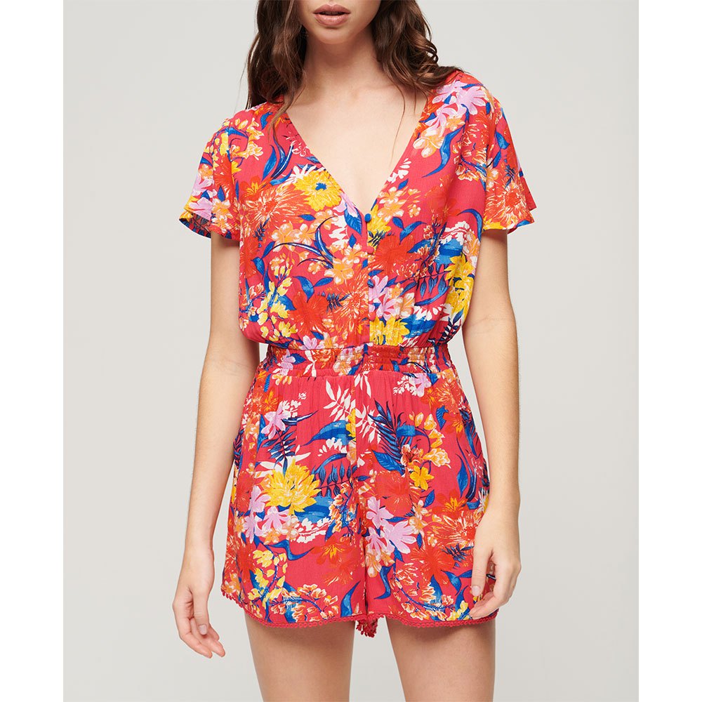 

Платье Superdry Beach Playsuit Short Sleeve Short, Разноцветный