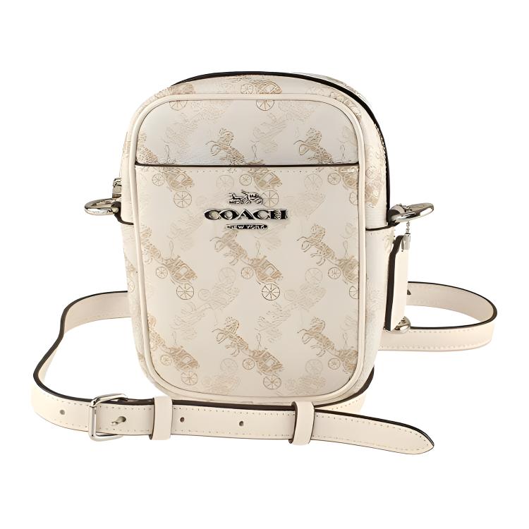 

COACH Сумка кроссбоди через плечо маленькая женская розовая белая