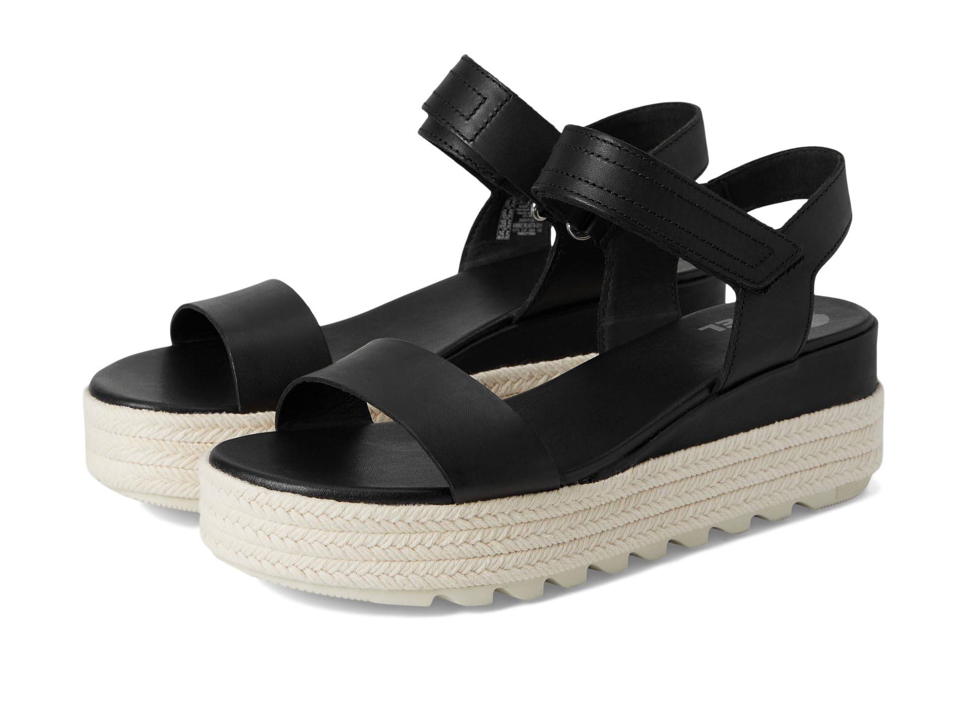 Туфли SOREL Cameron Flatform Sandal, Black/Chalk