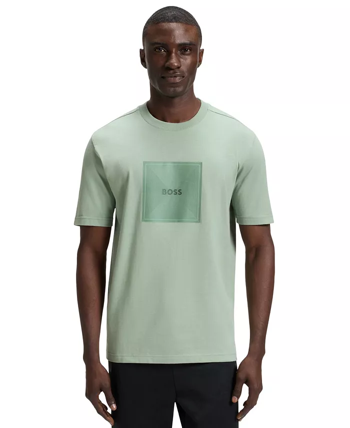 

Мужская футболка Logo Regular Fit Hugo Boss, зеленый