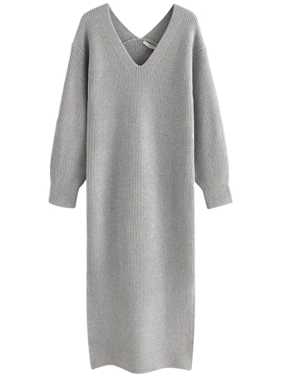 

Вязаное платье Next Knitted dress, светло-серый