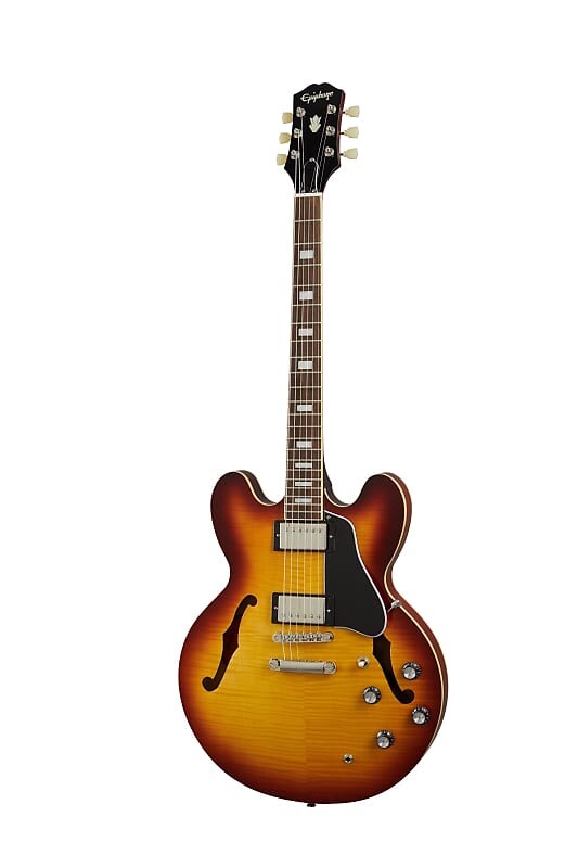 

Электрогитара Epiphone ES-335 Figured - Rasberry Tea Burst Semi Hollowbody