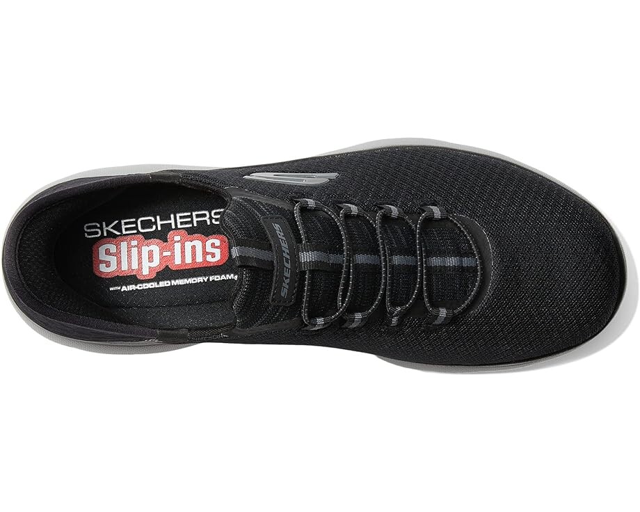 Кроссовки SKECHERS Summits High Range Hands Free Slip-Ins, цвет Black/Charcoal — фото 2