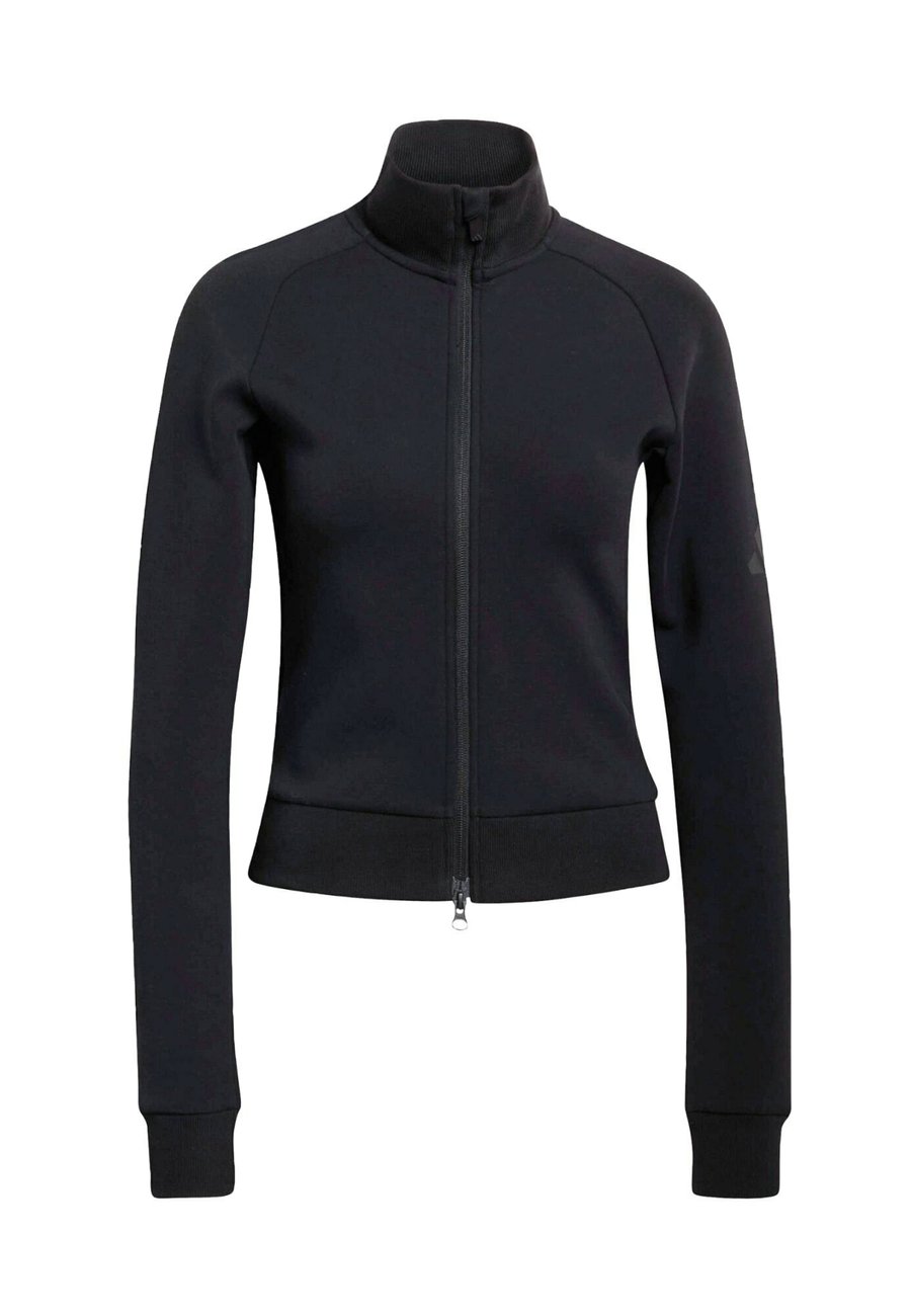 Толстовка Adidas Sportswear SOFT LUX SLIM TRACK, Black — фото 4