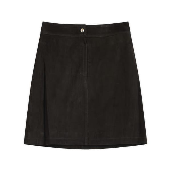 

Юбка из замши Rona Nothing Written, темно-коричневая