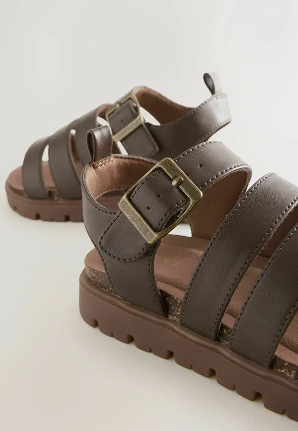 Сандалии Regular fit, Next, chunky sandals, шоколадно-коричневый — фото 3
