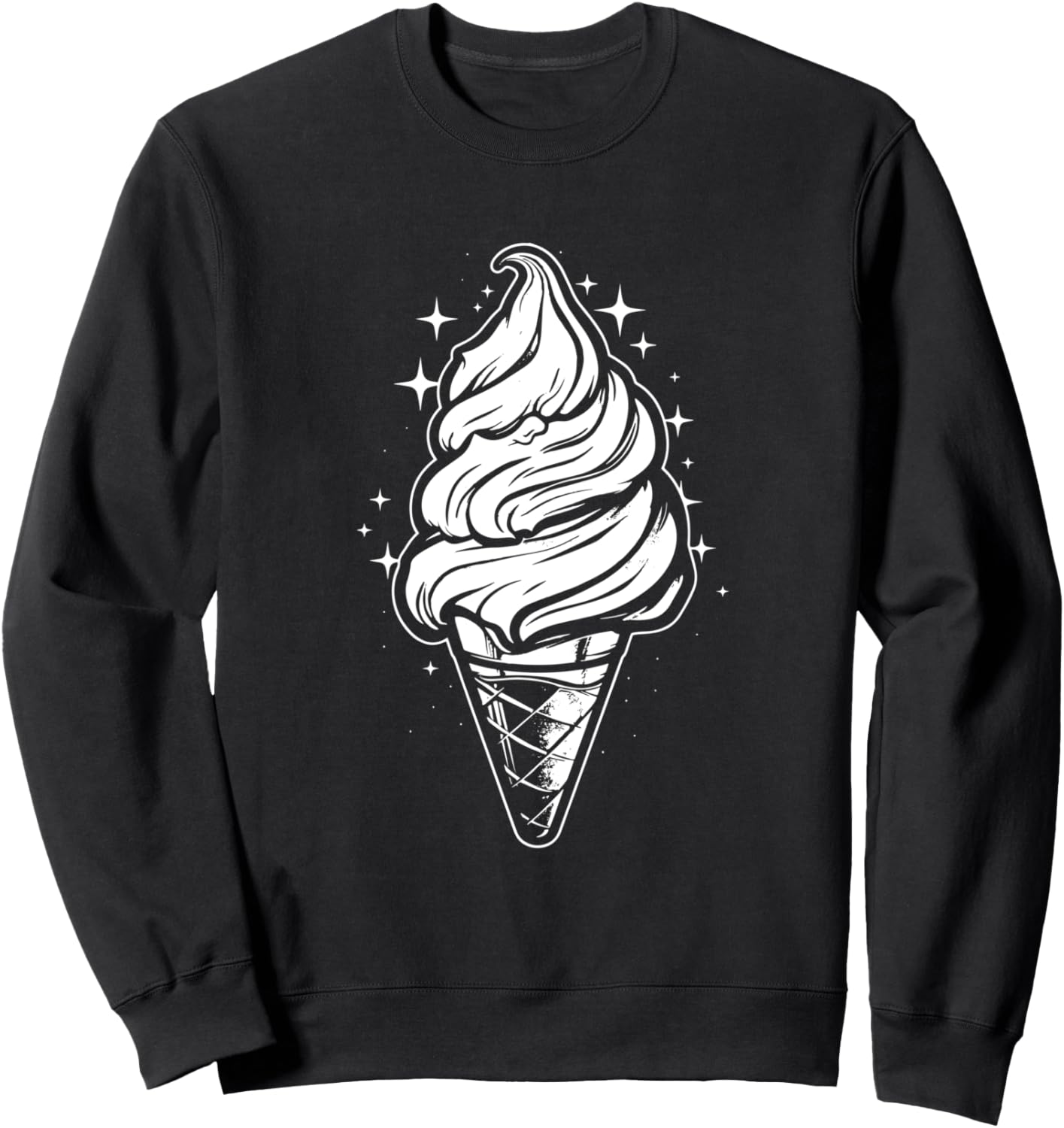 

Толстовка с рисунком мороженого и сорбета Funny Ice Cream Mania Shirts And Giveaways, черный