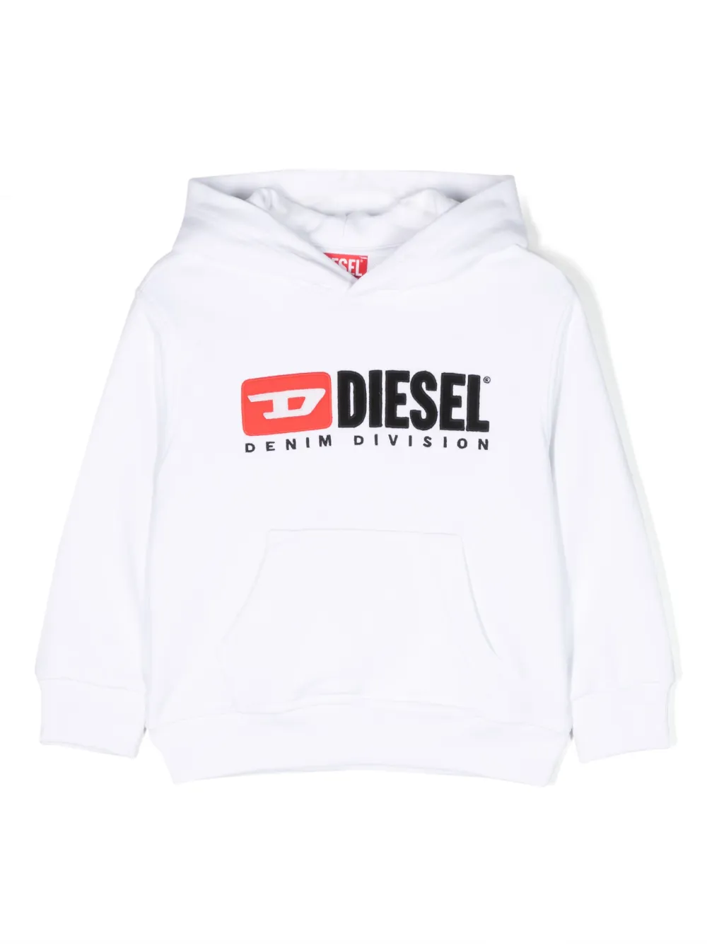 

Худи с вышитым логотипом Diesel Kids, белый