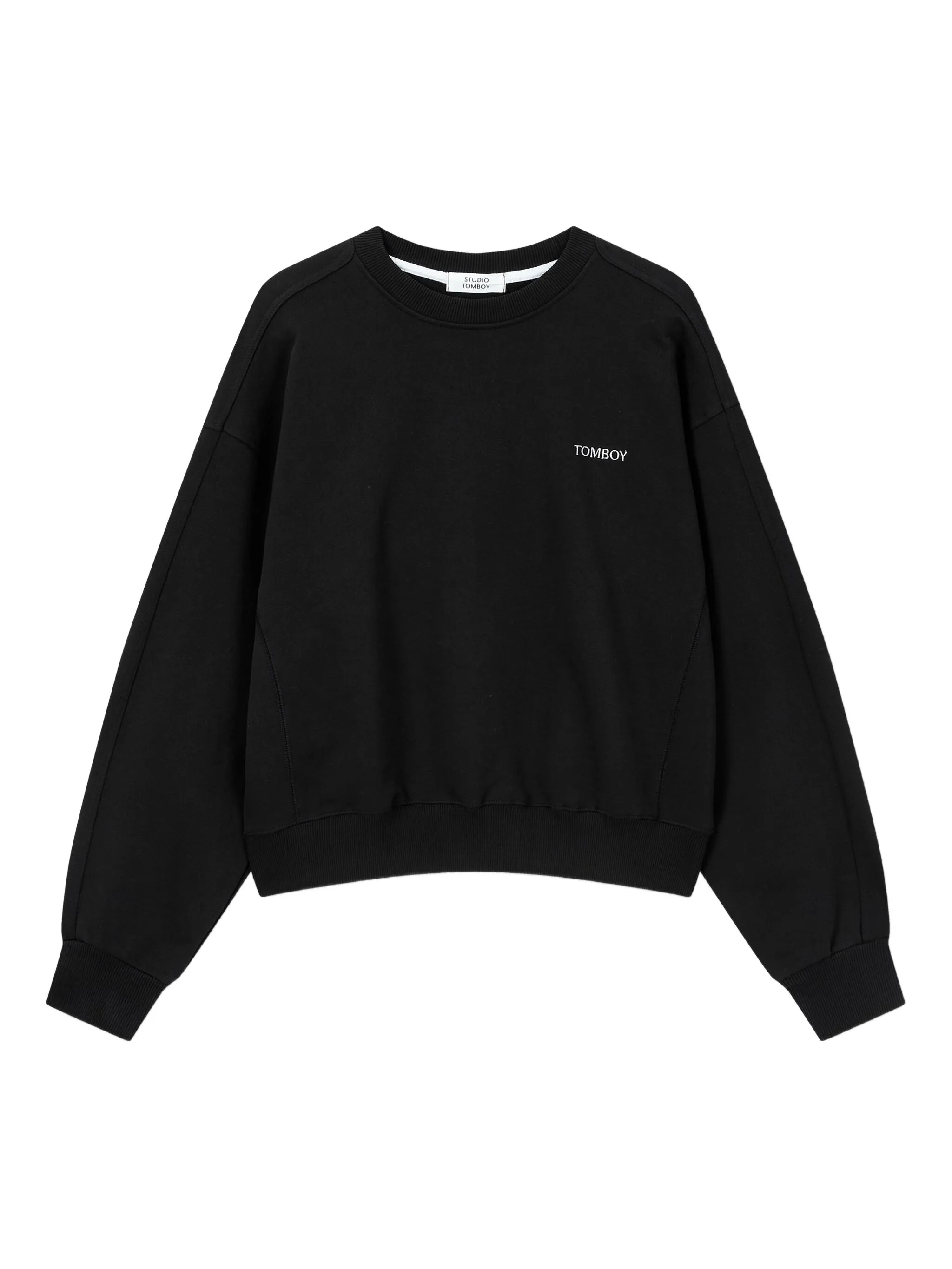 

Толстовка с вышитым логотипом Tomboy, черный