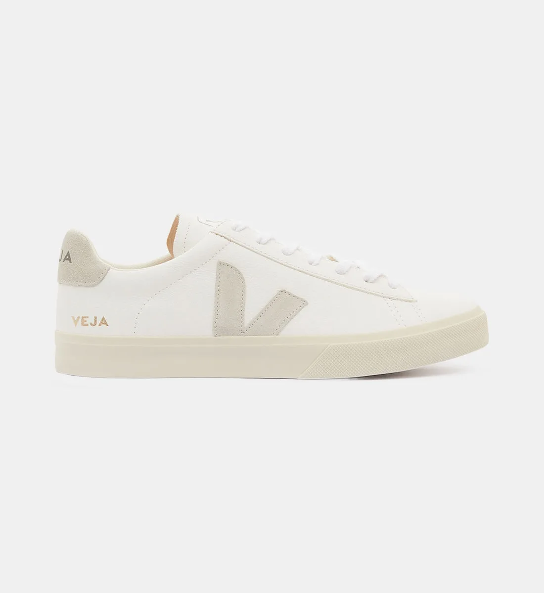 Кроссовки низкие Campo из кожи Chromefree VEJA, белый