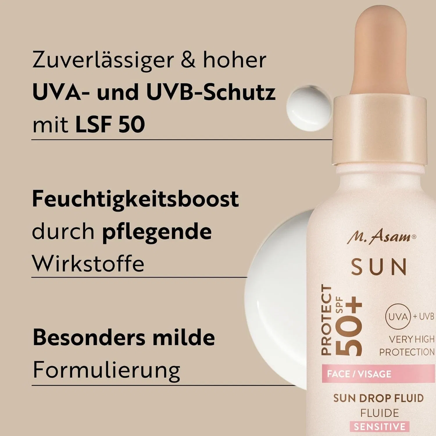 Солнцезащитный флюид для чувствительной кожи SPF 50+ от M. Asam M. Asam — фото 2