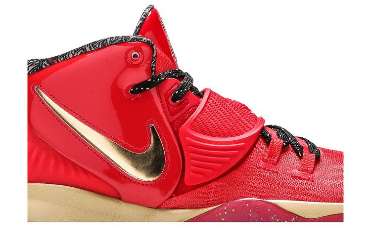 Кроссовки Nike Kyrie 6 GS 'Trophies - NBA ASG 2020', красный — фото 3