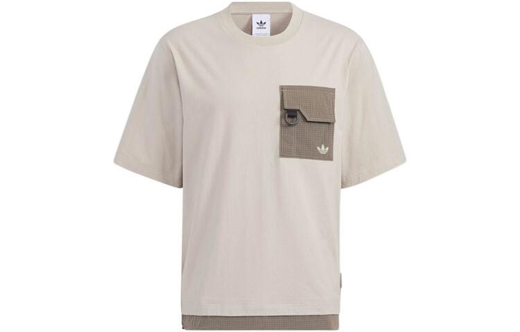 IM Футболка мужская серебристо-серая Adidas Originals, серый