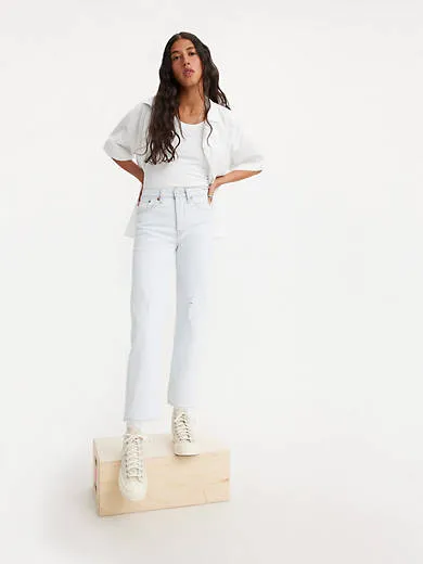 

Женские джинсы прямого кроя Wedgie Levi's, цвет Your Word - Light Wash