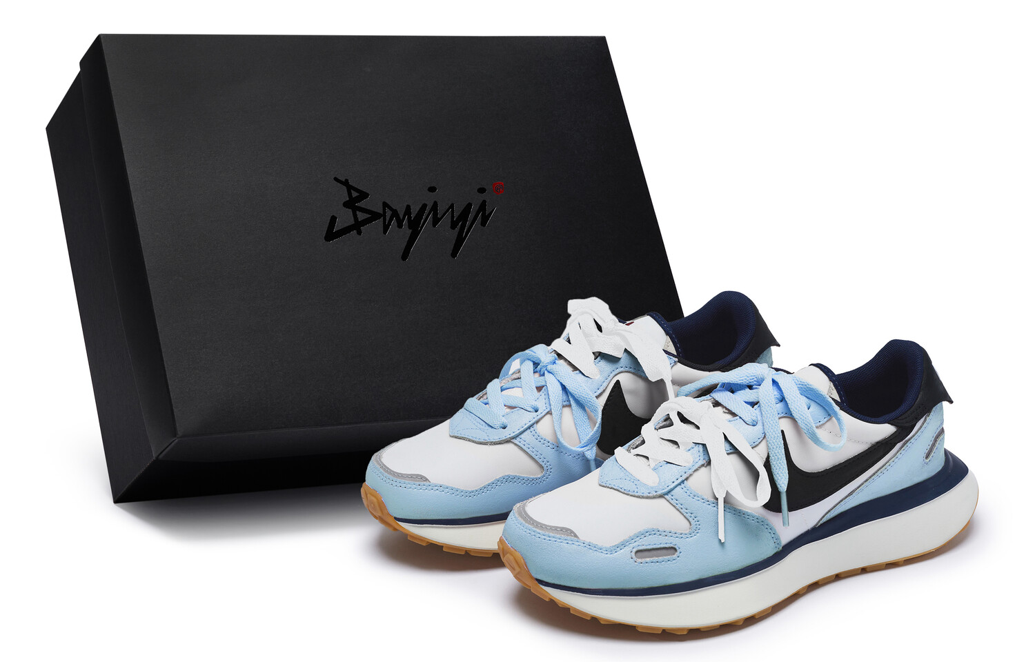 

Кроссовки женские Phoenix Waffle Running Shoes Low-top Blue/White/Black Nike