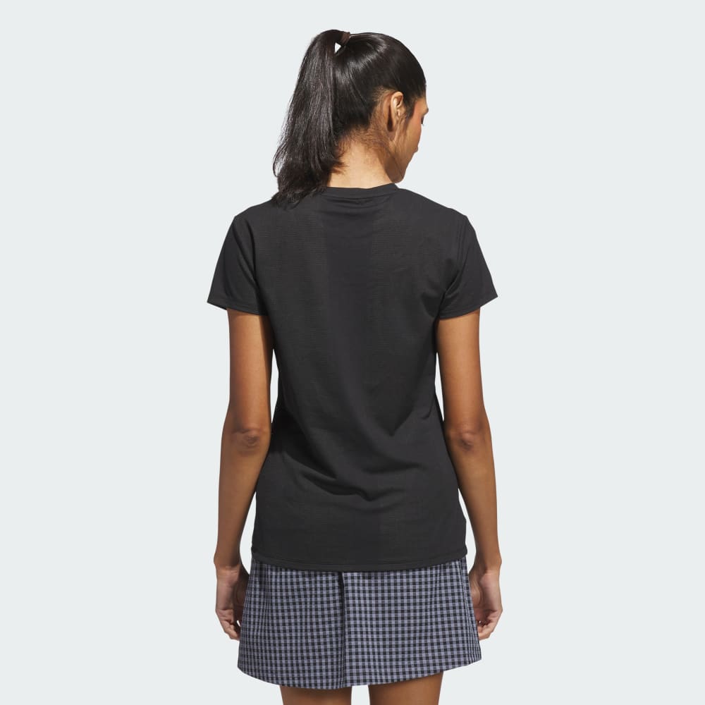 Спортивная футболка Adidas Ultimate365 Tour Engineered Short Sleeve Slim Top, черный — фото 2